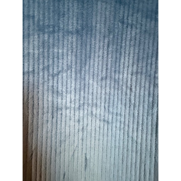 Lane Bryant Blue Ribbed Velour Mock Neck Bell Sleeve Top Plus Size 26/28 - Picture 9 of 10